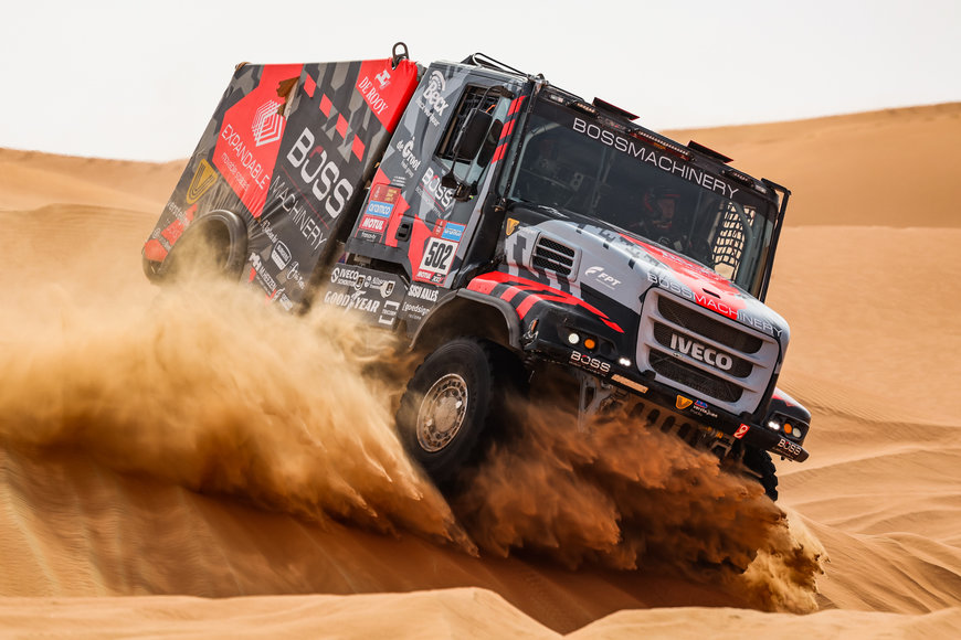 DAKAR 2023 : UNE BELLE VICTOIRE COLLECTIVE POUR LES CAMIONS IVECO EQUIPÉS PAR FPT INDUSTRIAL